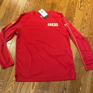 Nike dri-fit 49ers NWT shirt